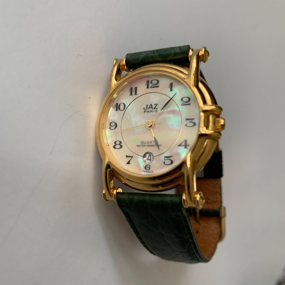 RARE VINTAGE JAZ PARIS 3385C Y8YZ93 Quartz Watch 1990's Assembled in France - Picture 3 of 11